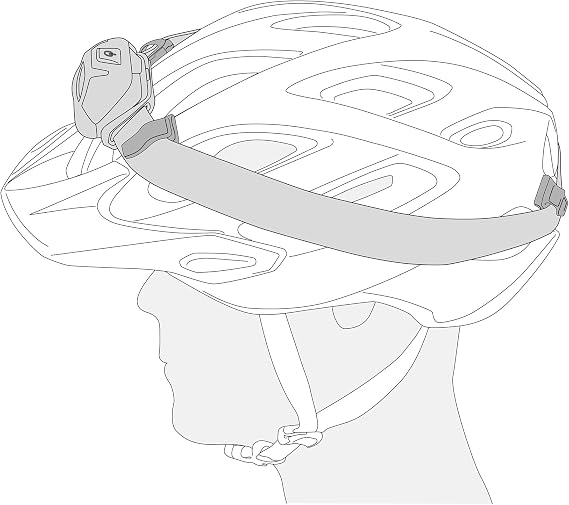 PETZL UNI Adapt - Universal Helmet Clips for Headlamps (Pack of 4)