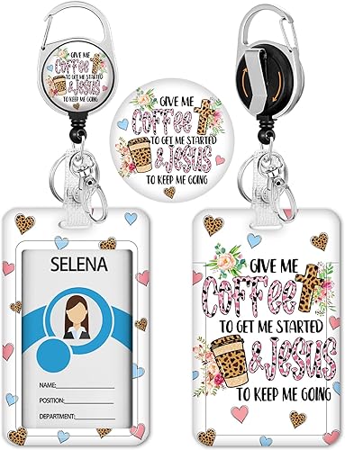 Portatarjetas con carrete retráctil, divertido estuche para tarjetas de identificación con clip de mosquetón, resistente, protector vertical para