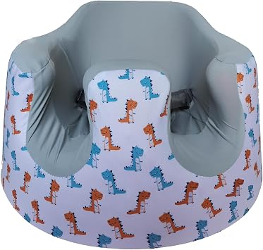 Seat Cover Compatible Baby Seat, Breathable Floor Seat Cover for Girl Boy, Breathable Comfortable Seat Cover, Children Chair Protector, Easy to Install & Remove Gray Dinosaur