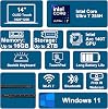 ASUS Zenbook 14 Laptop 14" WUXGA OLED Touch (500nits HDR, 100% DCI-P3) Intel 16-core Ultra 7 255H (>Ultra 9 185H) 16GB RAM 1TB SSD for Creator Business Professional Win11 ICP Hub 4