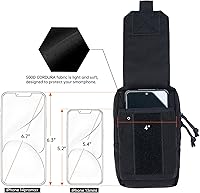 Vista 3 de EXCELLENT ELITE SPANKER Tactical EDC Pouch Molle Utility Pouches Phone Holster Pouch Waist Bag Tool Pouch for Molle Accesssories