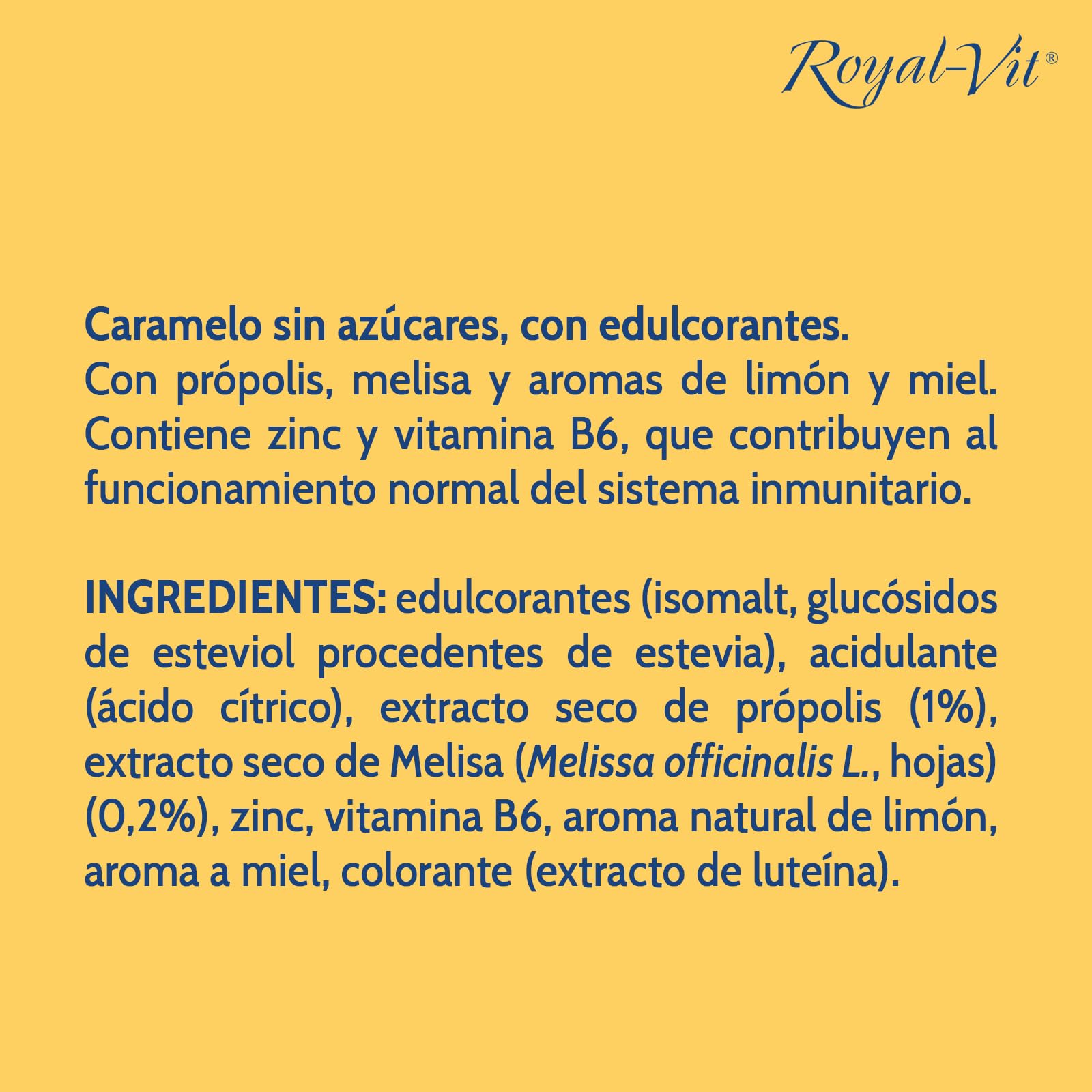 ROYAL VIT Caramelos Própolis sabor Limón y Miel