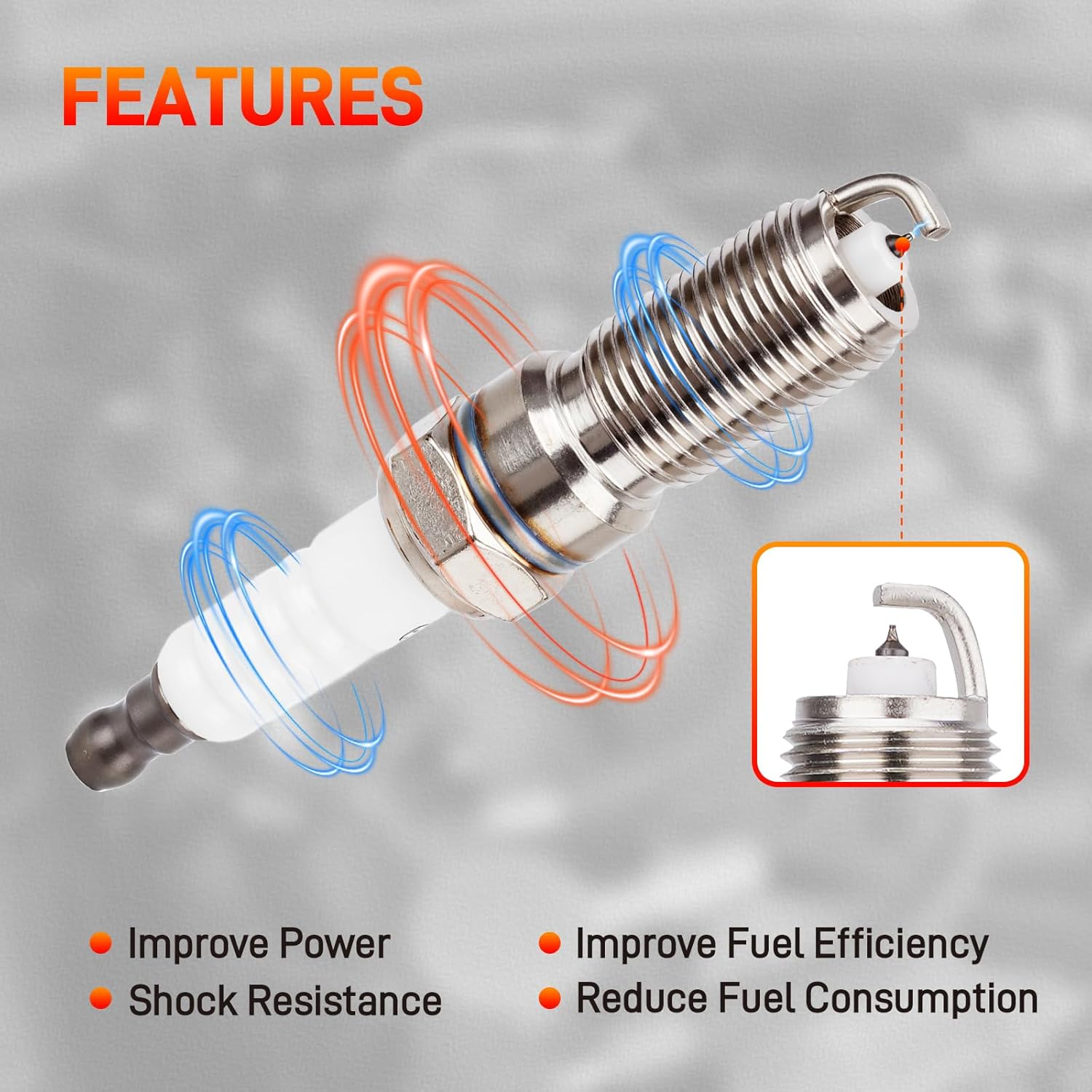 UF646 Set of 6 Ignition Coil Packs and Iridium Spark Plug Compatible with 2011-2020 Ford Lincoln - F-150 Expedition Explorer Flex Police Taurus MKS MKT Navigator V6 3.5L Turbo Replace# DG549