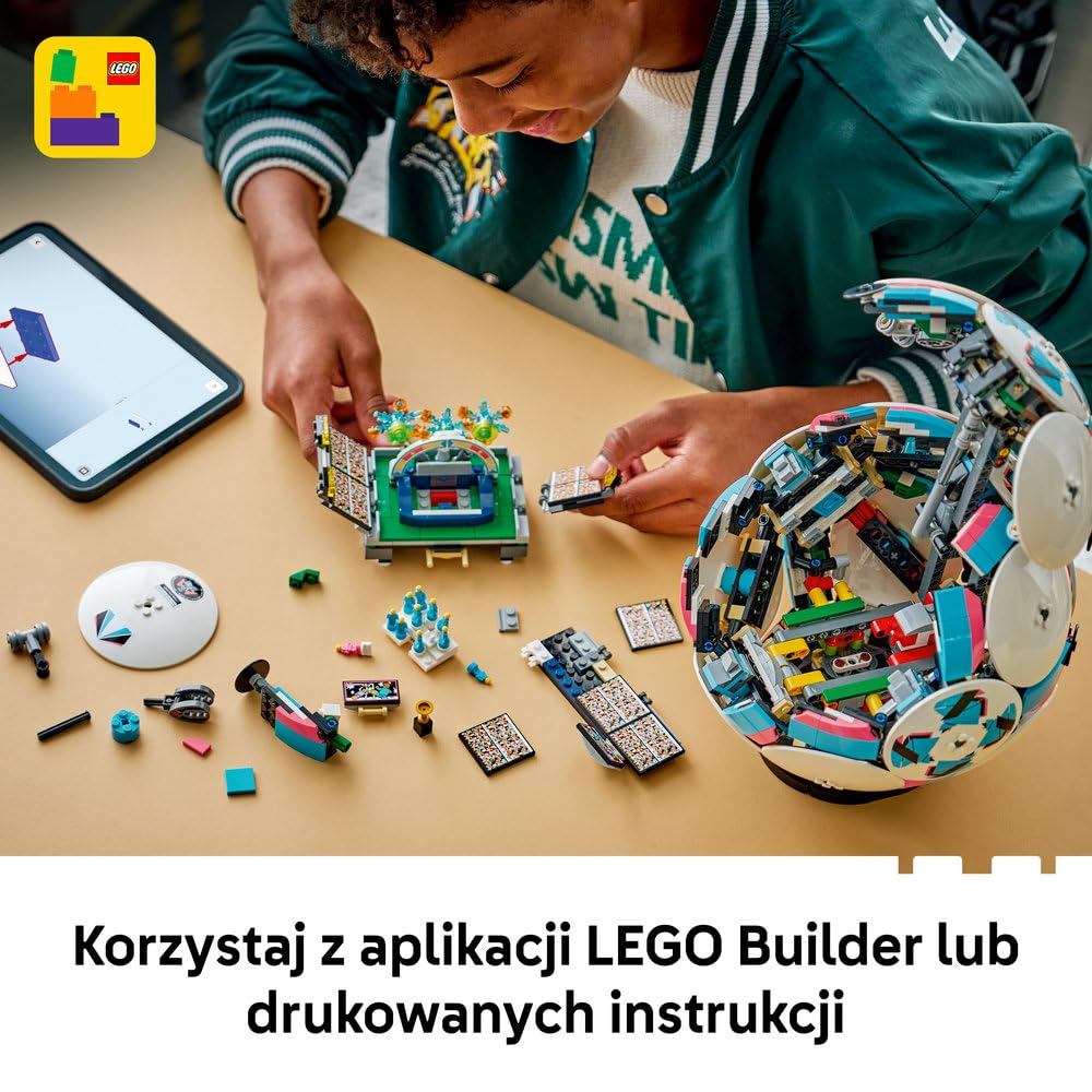 LEGO Editions Piłka nożna 43019 | Sportowa dekoracja, zestaw klocków dla dzieci, prezent dla fana piłki nożnej, dla chłopców i dziewczynek 10+, 1498 elementów