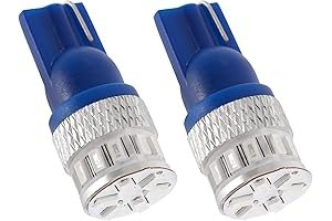 Auxbeam 194 T10 LED Blue Auxiliary Bulbs for Car Interior Lighting