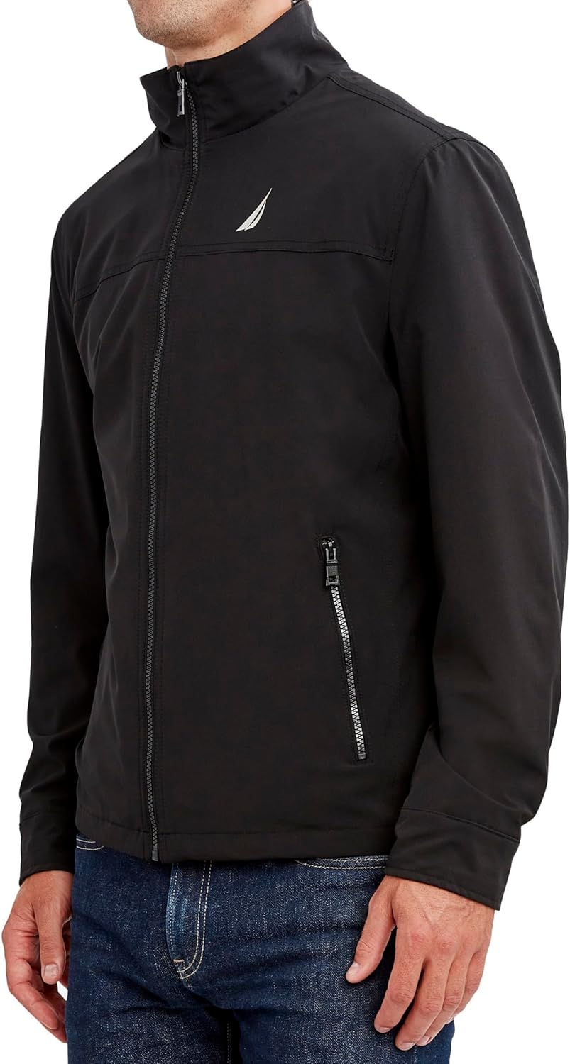 Nautica Men's Lightweight Bomber Jacket – Wind/Water-Resistant, Regular, Big & Tall Sizes