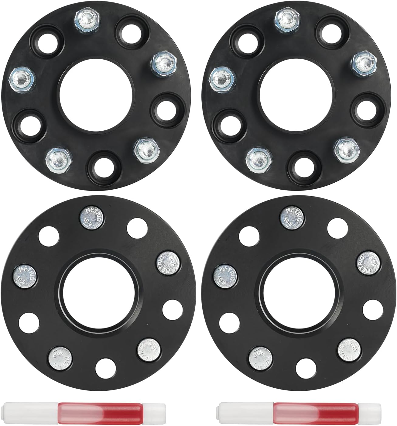 PHILTOP 5x120 Wheel Spacers 1 inch for Acura, 4 Pcs 5 Lug Hub Centric Wheel Spacers with 64.1mm Hub Bore M14x1.5 Studs fit for 2007-2024 MDX, 2005-2012 RL, 2014-2020 RLX, 2009-2014 TL