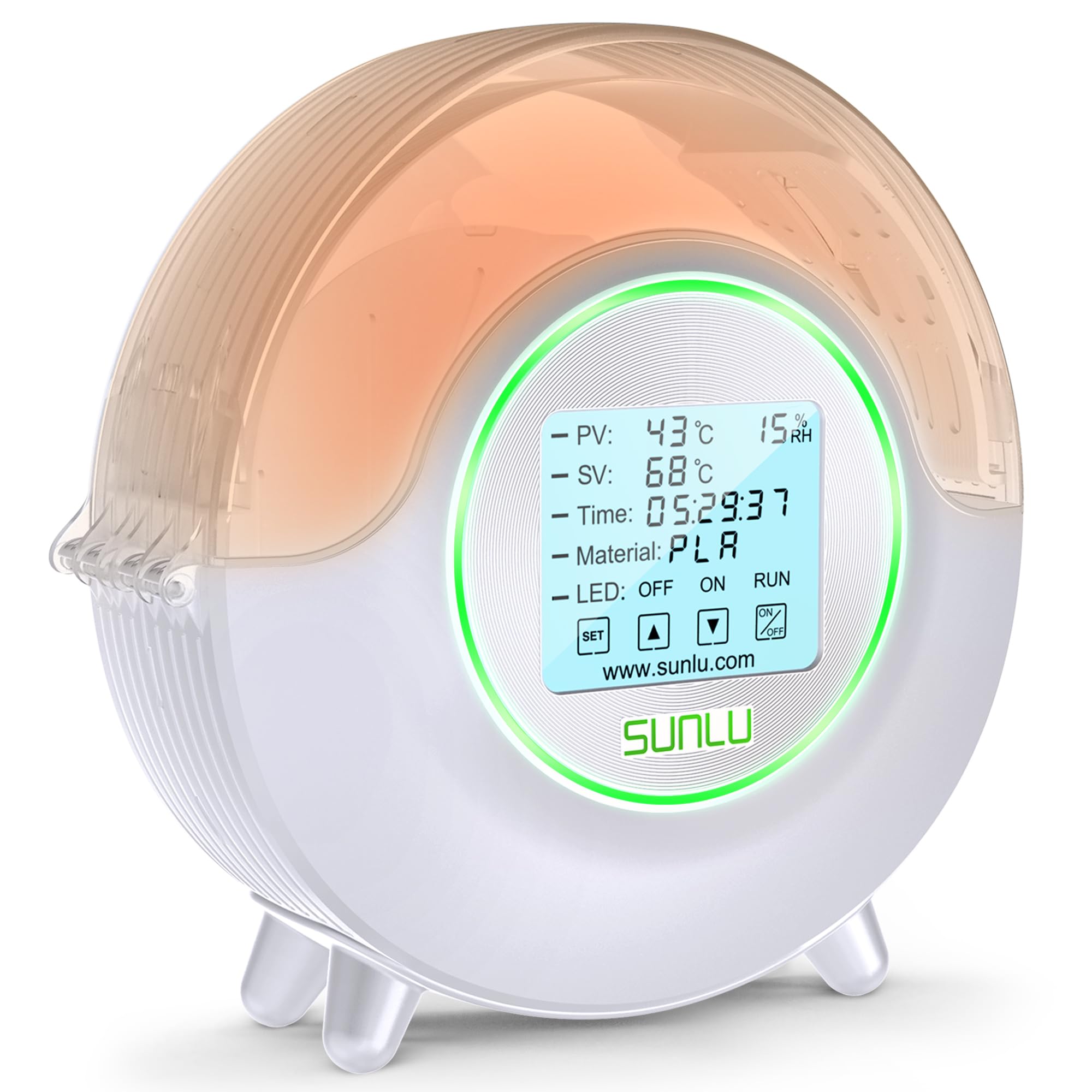 Amazon.co.jp: SUNLU S2 フィラメントドライヤー、ホワイト。 | タッチ