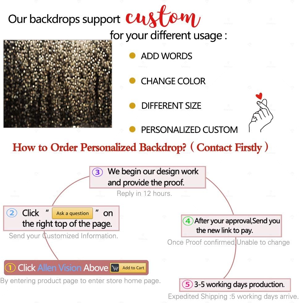 Flash Deals - 60% OFF Allenjoy 8x6ft Gold Bokeh Spots Backdrop for Selfie Birthday Party Pictures Photo Booth Shoot Graduation Prom Dance Decor Wedding Astract Shining Dot (No Glitter) Studio Props Photography Background Super Big Clearance! Allenjoy 8x6ft Gold Bokeh Spots Backdrop for Selfie Birthday Party Pictures Photo Booth Shoot Graduation Prom Dance Decor Wedding Astract Shining Dot (No Glitter) Studio Props Photography Background