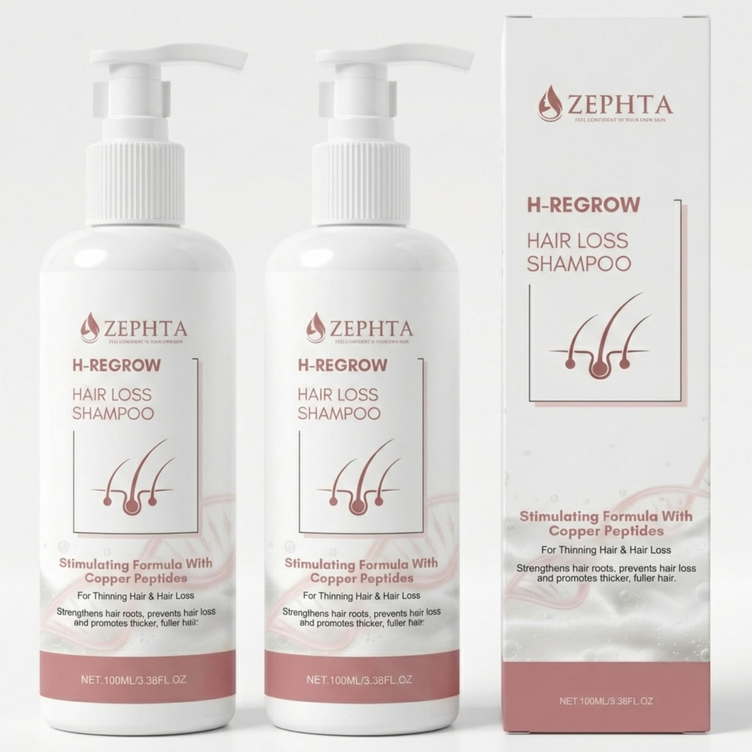 Amazon.com: ZEPHTA® H-Regrow Hair Growth Shampoo - Hair Regrowth