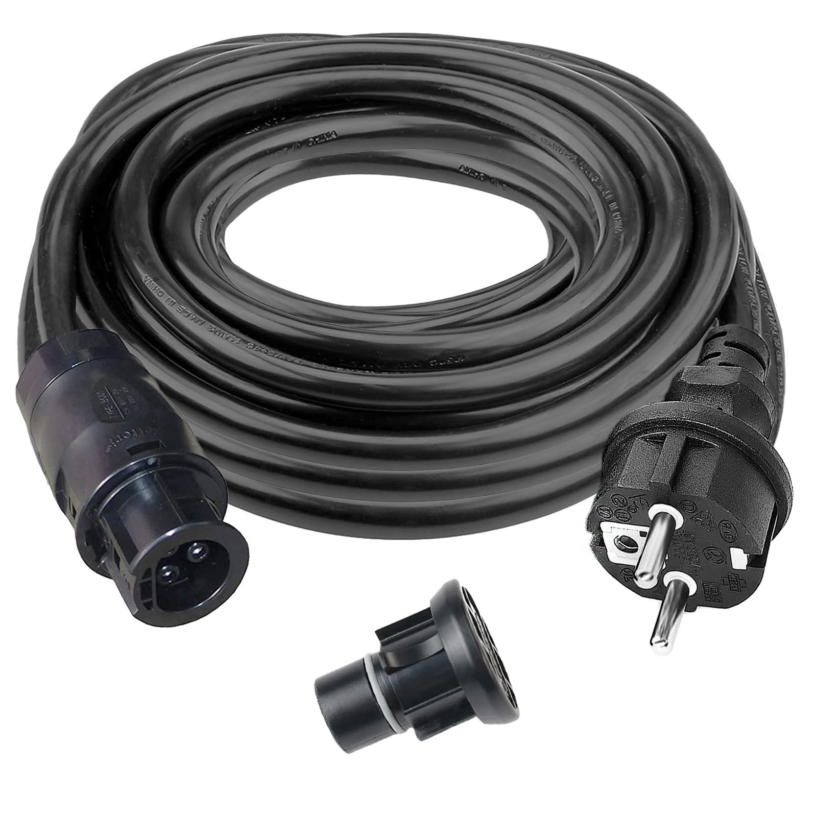 Betteri BC01 AC Kabel 10M Balkonkraftwerk Anschlusskabel Buchse zu Schuko Stecker für Mikrowechselrichter