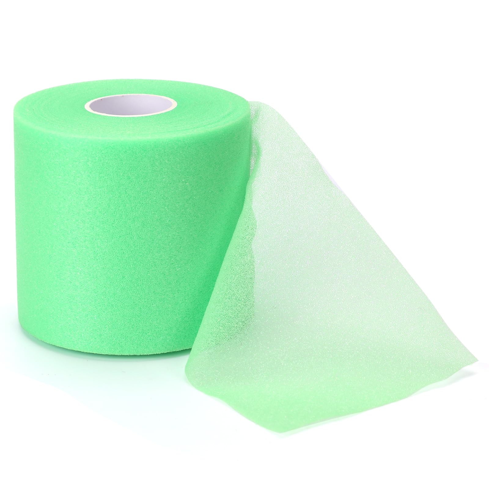 30 Yards Pre Wrap Tape, Wrist Pre Wrap Tape, UnderWrap Athletic Tape, Ankle Tape, Headbands Pre-Wrap Tape, Sports Breathable Foam Pre Wrap Tape for Hair Wrists Knees Hands Ankles Human Body, Green