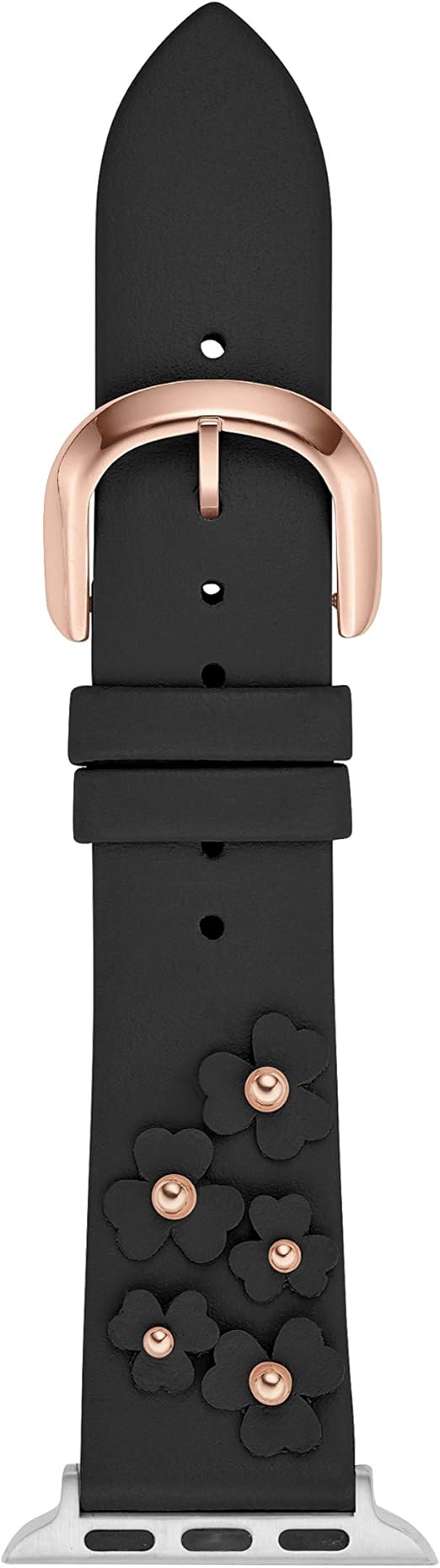 Amazon.com: Kate Spade New York Leather Band for 38/40mm Apple Watch Series  1-7, Color: Black Floral, Rose Gold (Model: KSS0045) : Cell Phones \u0026  Accessories