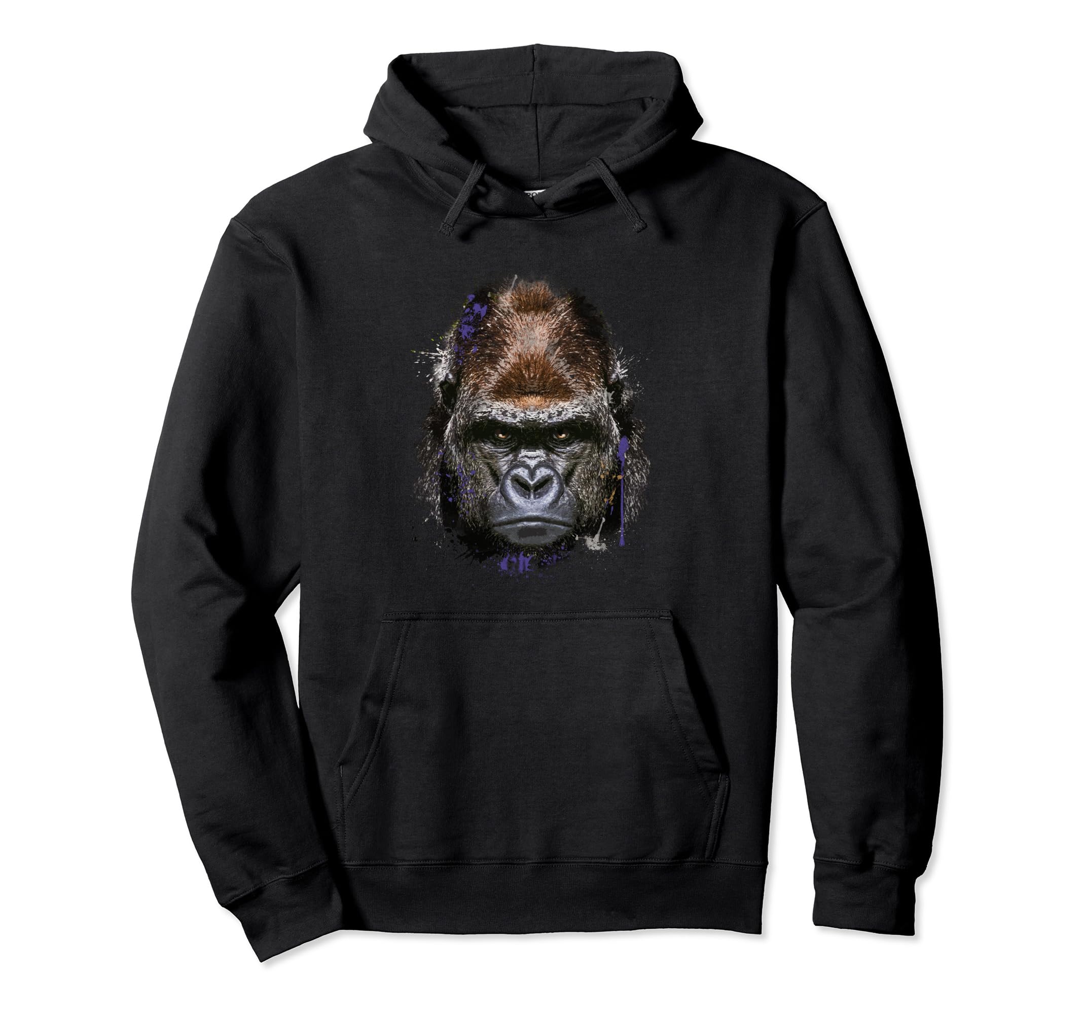 Sweat à Capuche Vintage Gorille - Pour Hommes, Femmes, Enfants, Style Rétro Années 70-80, 241 G, Coupe Classique - 8