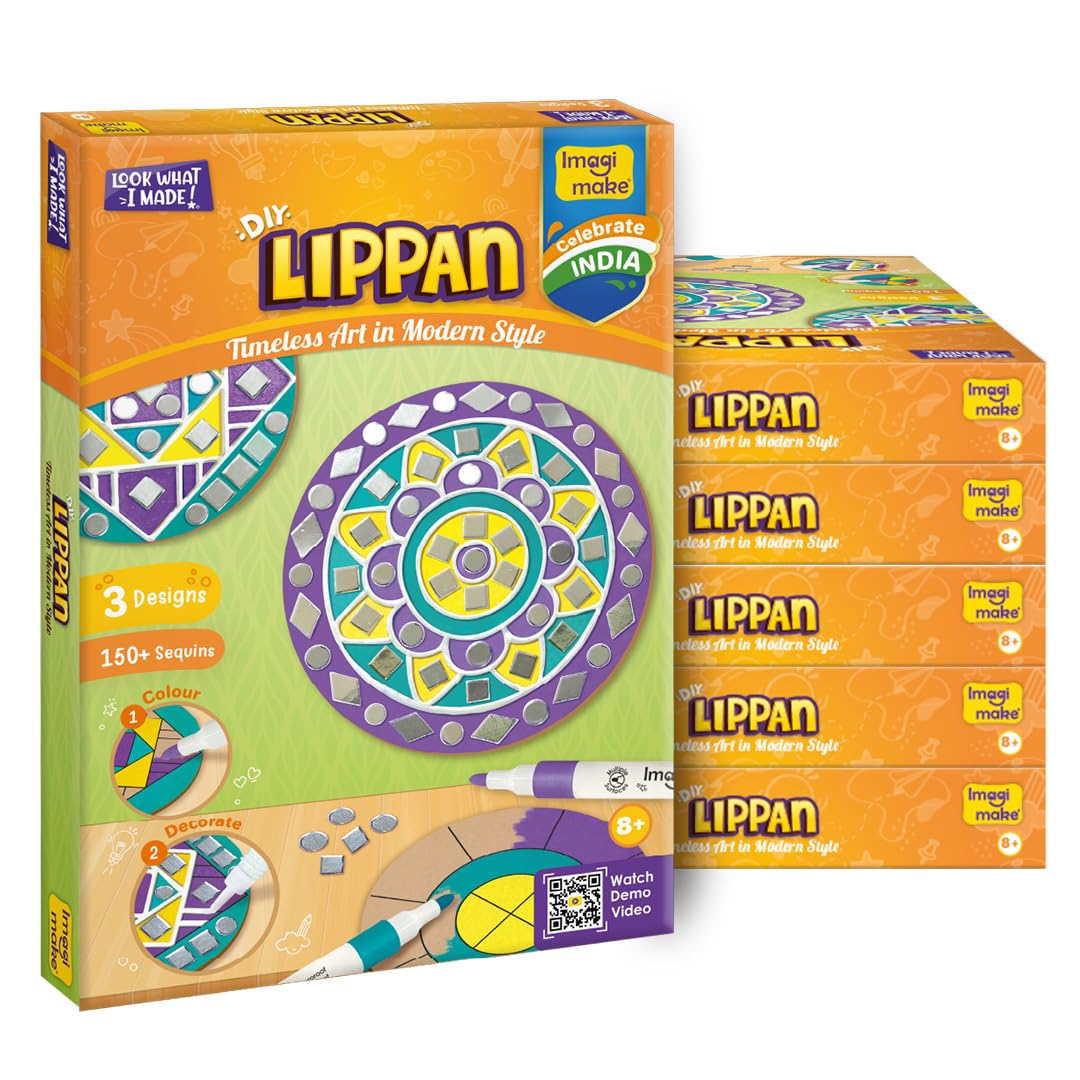 Imagimake DIY Mandala Art Kit | Art & Craft Kit for Girls Age 8+ — Amazon image 9