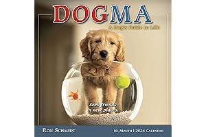 Dogma 2024 Wall Calendar: A Dog's Guide to Life by Ron Schmidt, 12" x 12"