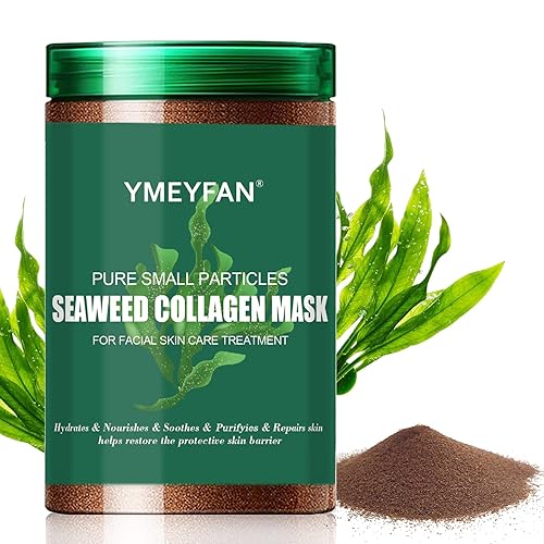 Miniatura 1 de Máscara de algas naturales en polvo, máscara de semillas de algas para hidratar, blanquear anti-acné, máscaras faciales para el cuidado de la piel