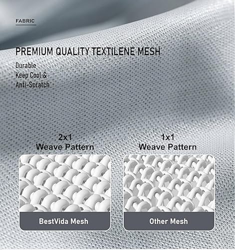 Miniatura 2 de Cama elevada para perro, 43 x 30 x 8 pulgadas (mediano, gris)