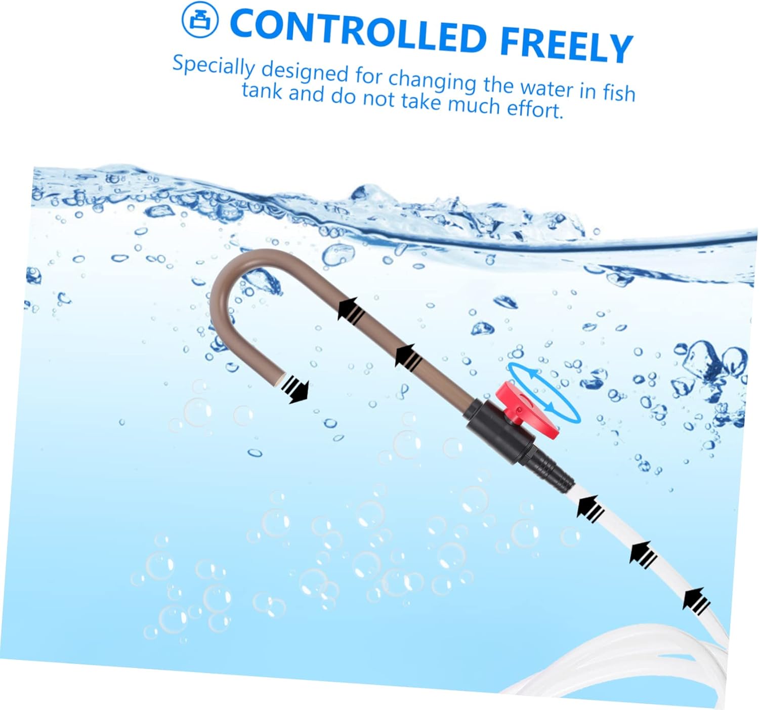 BESPORTBLE 5pcs Fish Tank Water Changer Hook Device Supply Tool for Aquariums Lightweight and Compact for Fish Tank Maintenance and Replacement Needs