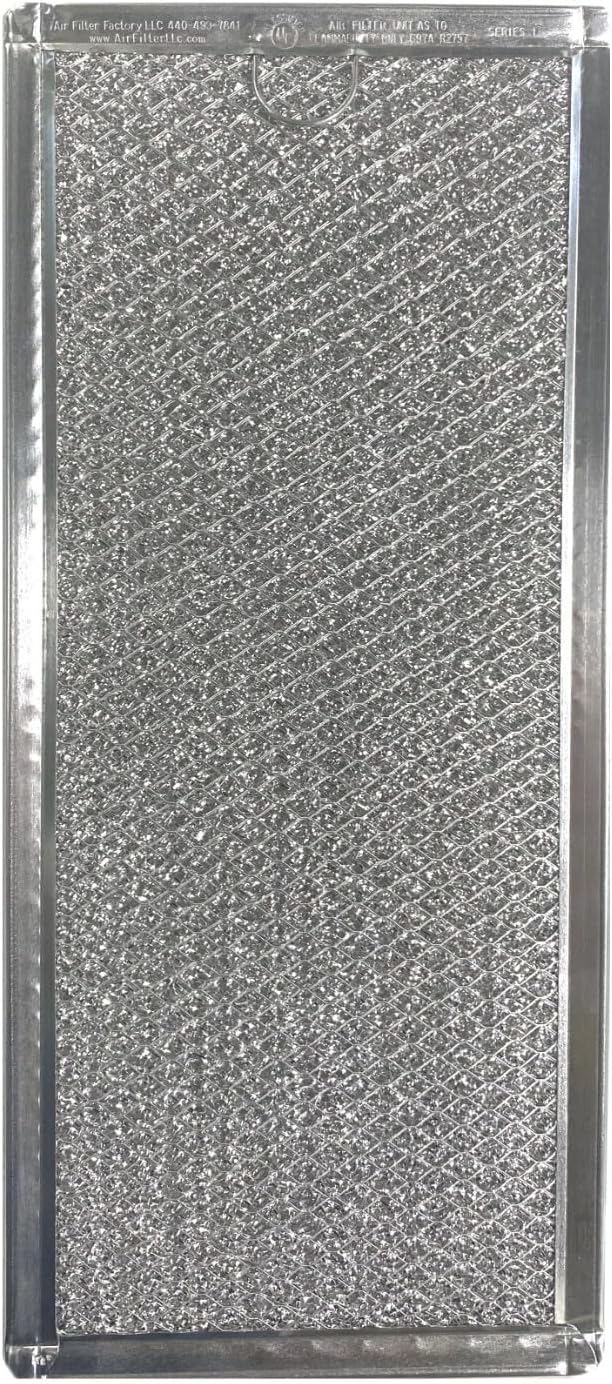 Replacement for Whirlpool W10120839 Microwave Oven Aluminum Mesh Grease 12 Ply Filter