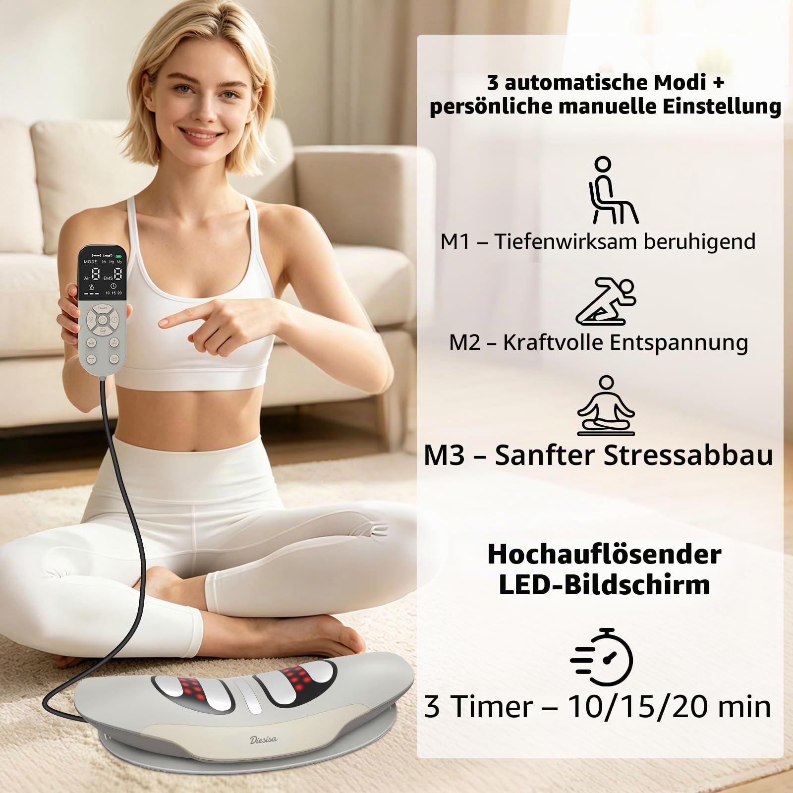 Diesisa Elektrisches RüCkenmassagegeräT: RüCkenmassage dynamischer Traktion