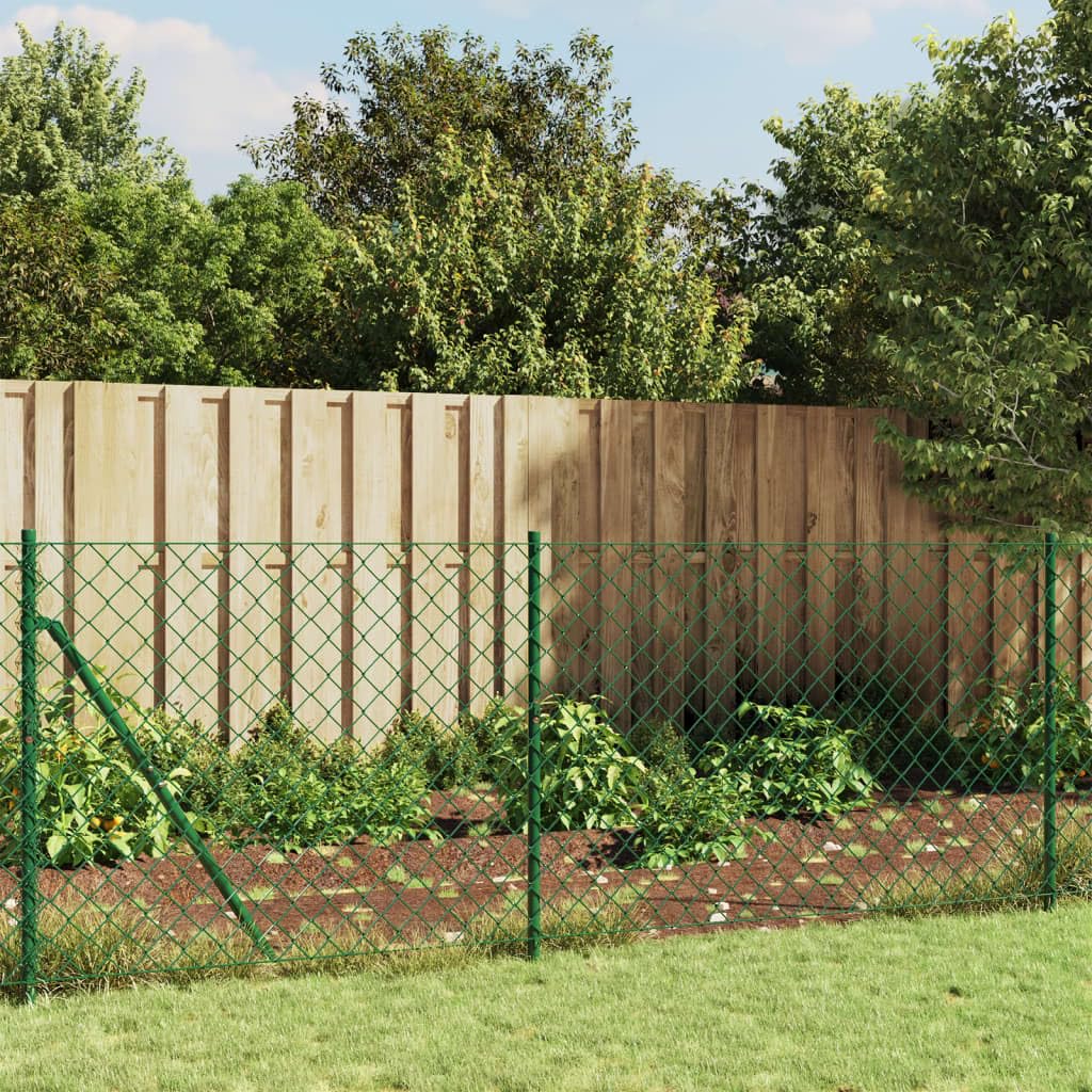 Cerca de Alambre con Brida Malla terraza jardín Malla Verde 1,1x25 m