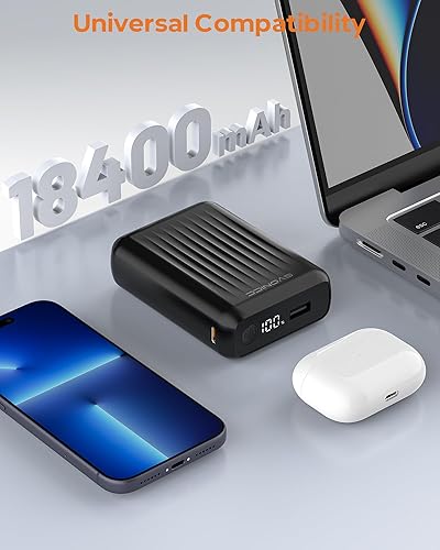 Miniatura 8 de Paquete de batería para chaqueta térmica de 12 V y 18400 mAh para Wulcea, Genovega, paquete de batería portátil para chaqueta térmica con pantalla