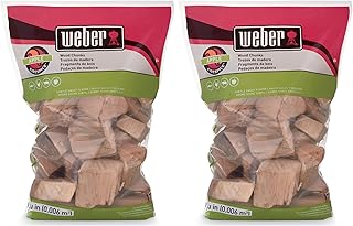 Weber Apple Wood Chunks 4lb (Pack of 2)