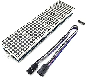 AptoFun 4 in 1 Dot Matrix MAX7219 MCU LED Display Module DIY Kit for Arduino