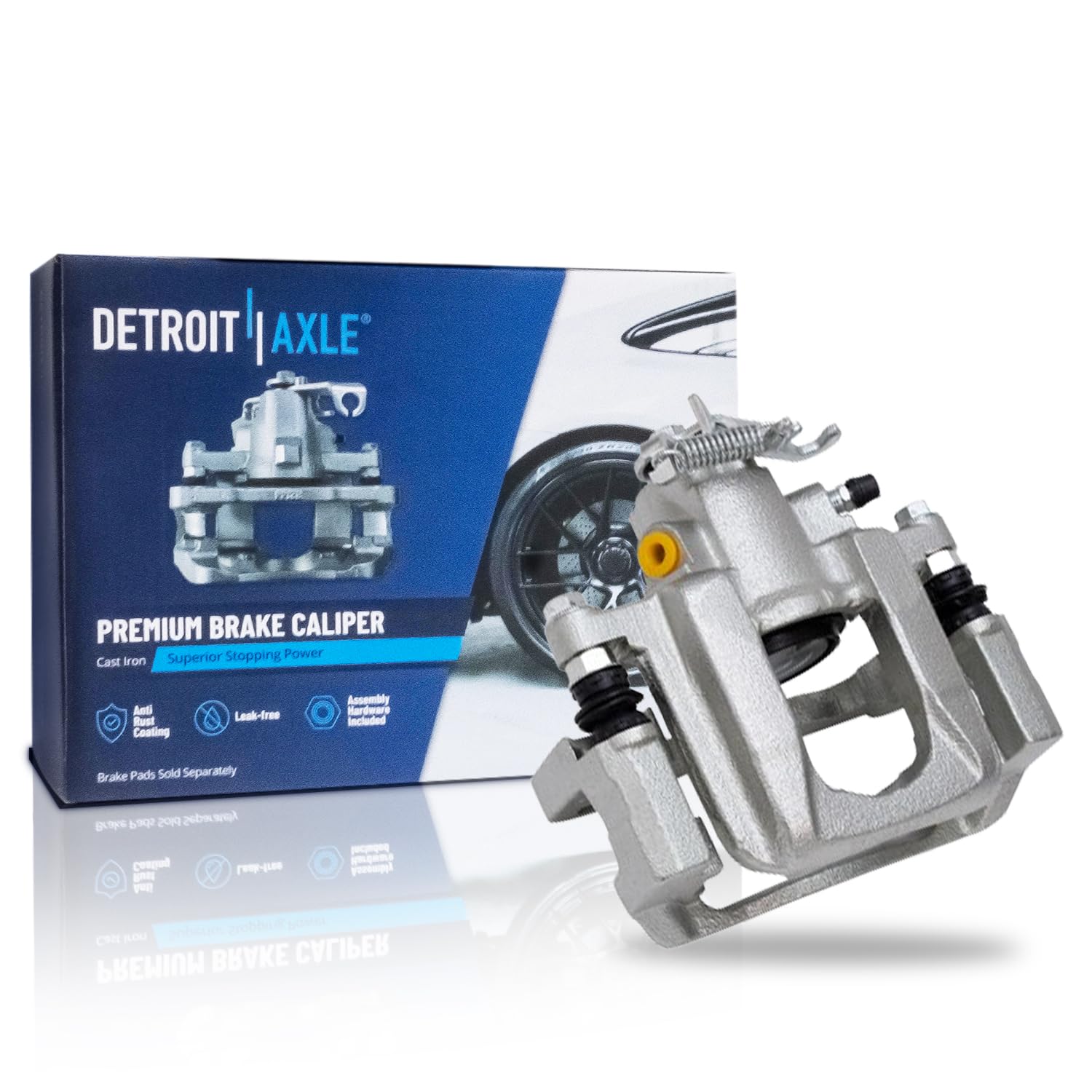 Detroit Axle - Rear Right Brake Caliper for 08-12 Chrysler Town &amp; Country