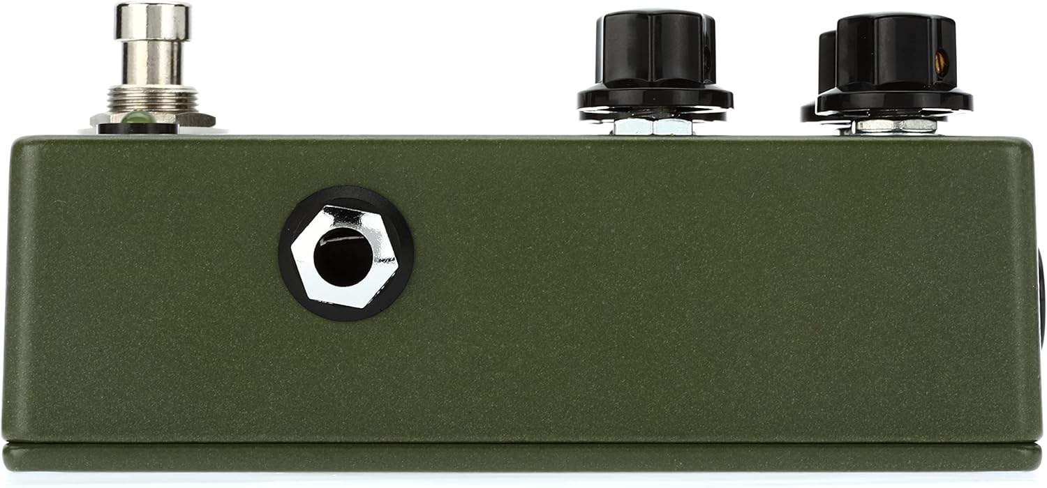 JHS Muffuletta 6-way Fuzz Pedal with Patch Cables - Army Green