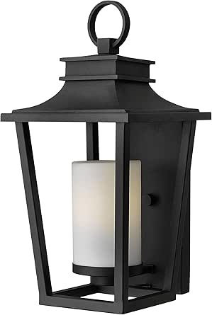 Hinkley Sullivan One Light Small Outdoor Wall Mount, Black
