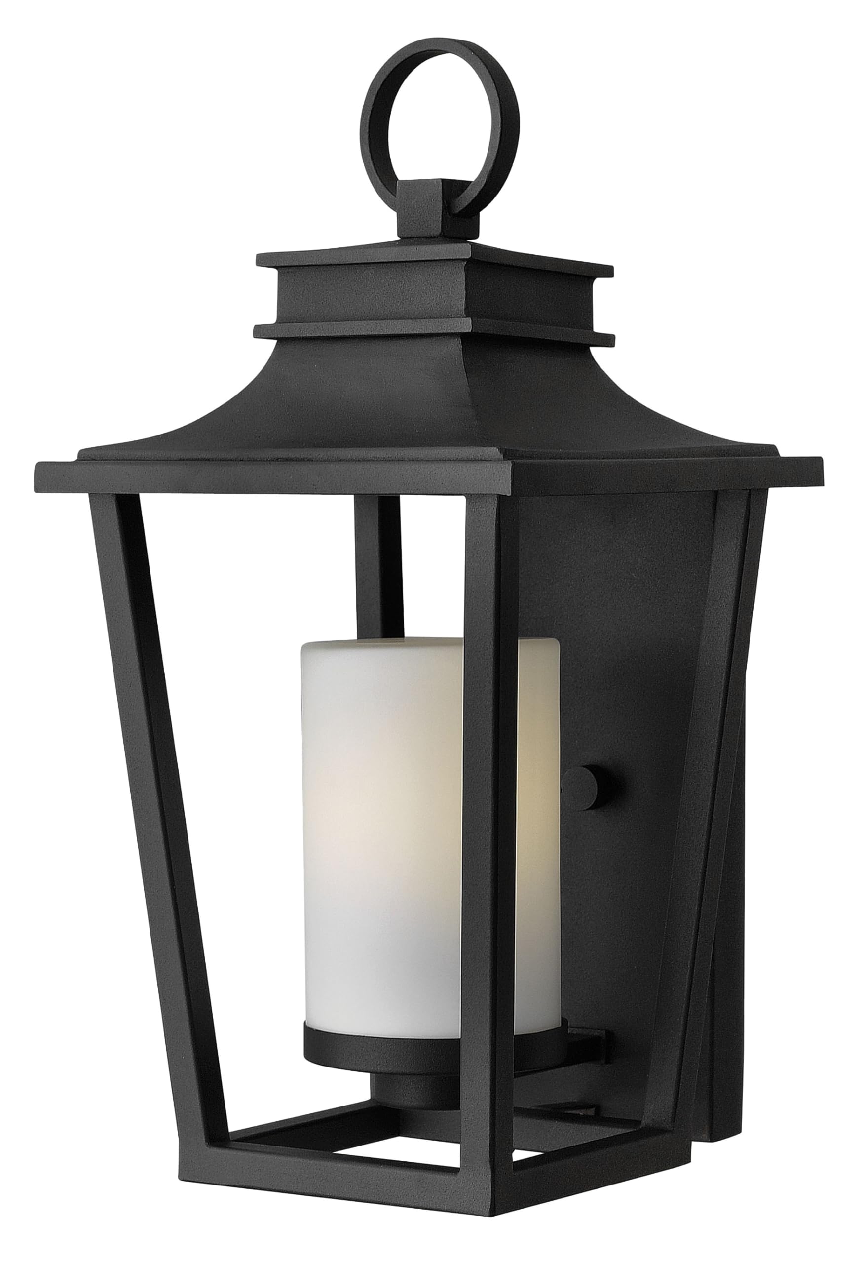 Hinkley Sullivan One Light Small Outdoor Wall Mount, Black - Wall