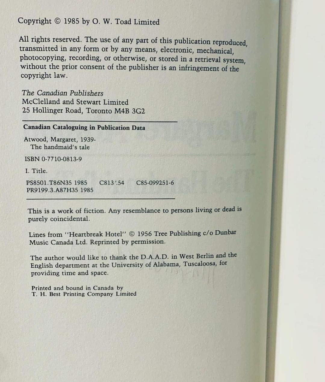 The Handmaid's Tale Atwood, Margaret - PT02