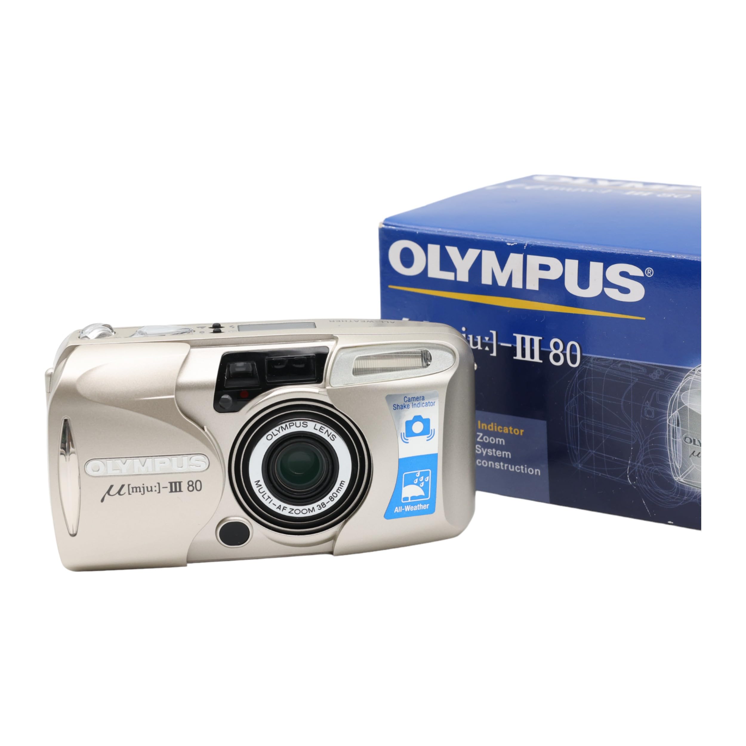OLYMPUS μ[mju:]-III 135 Olympus µ mju III 135 35mm compact film camera | eBay