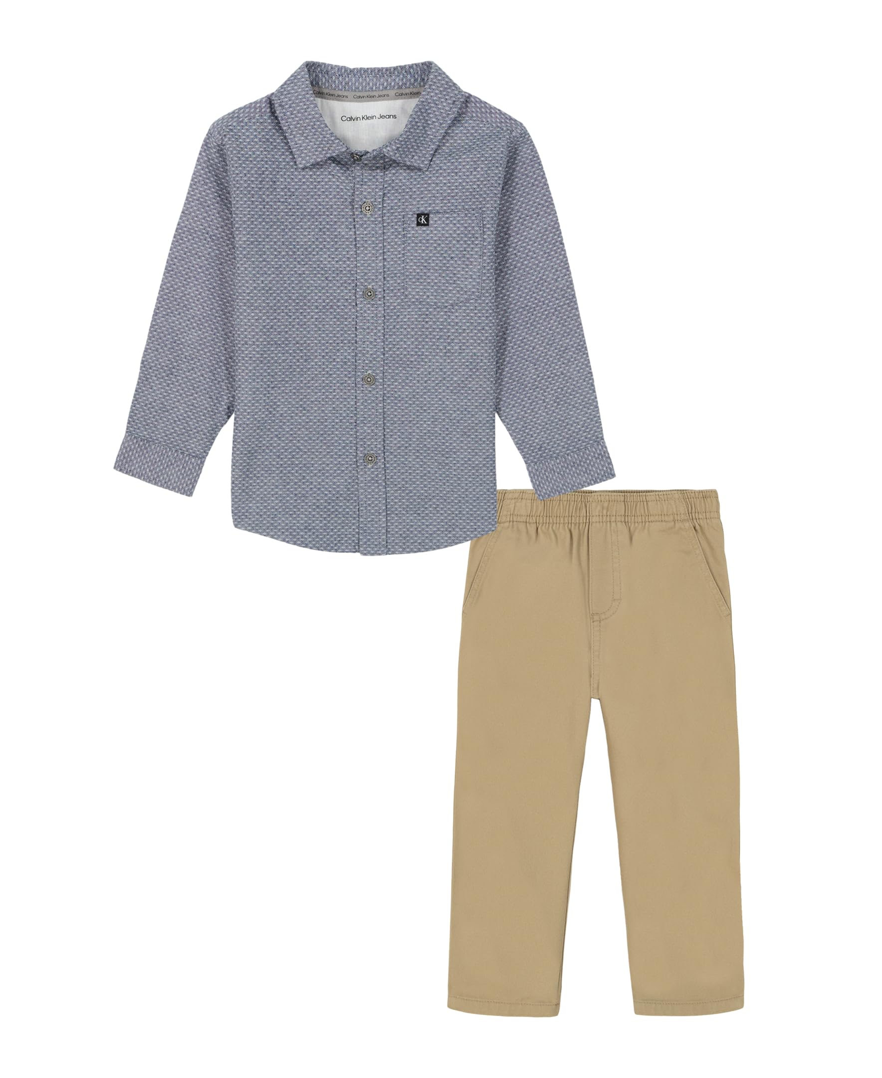 Calvin Klein boys 2pc Woven Pant Set