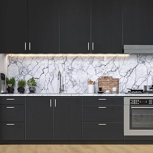 Miniatura 6 de Paquete de 30 manijas de gabinete de 3 pulgadas entre agujeros - Tiradores curvos de gabinete de níquel cepillado para gabinetes de cocina,