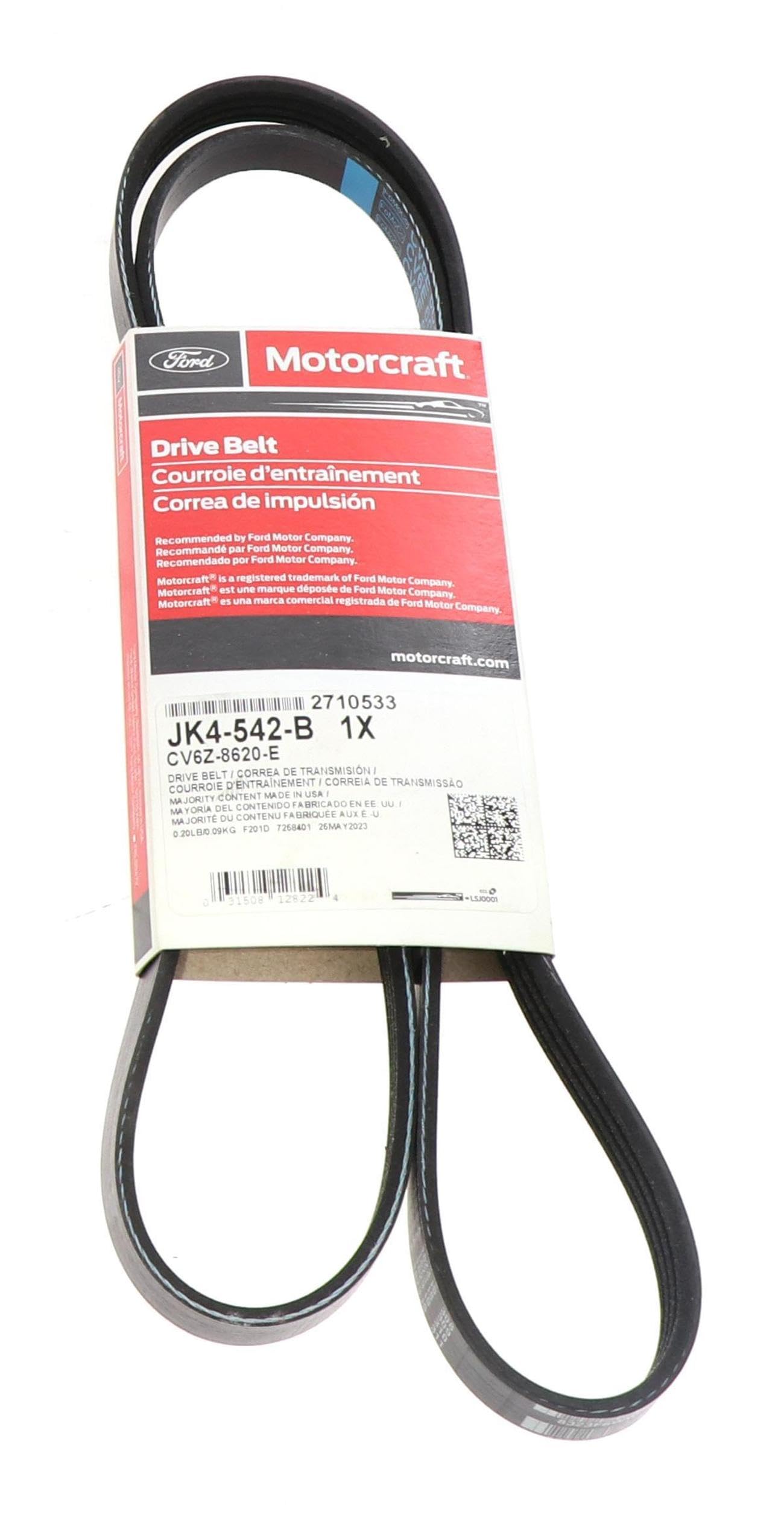 Amazon.com: Motorcraft Drive Belt - JK4542B : Automotive