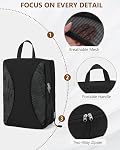 10pc Expandable Compression Packing Cubes, Travel Organiser Bags for Suitcase & Luggage Essentials, Space Saving Packing Organizers Set for Travel Accessories Black