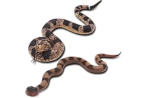 Realistic Snakes Life Size Large Rubber Snakes Fake Rattlesnake
