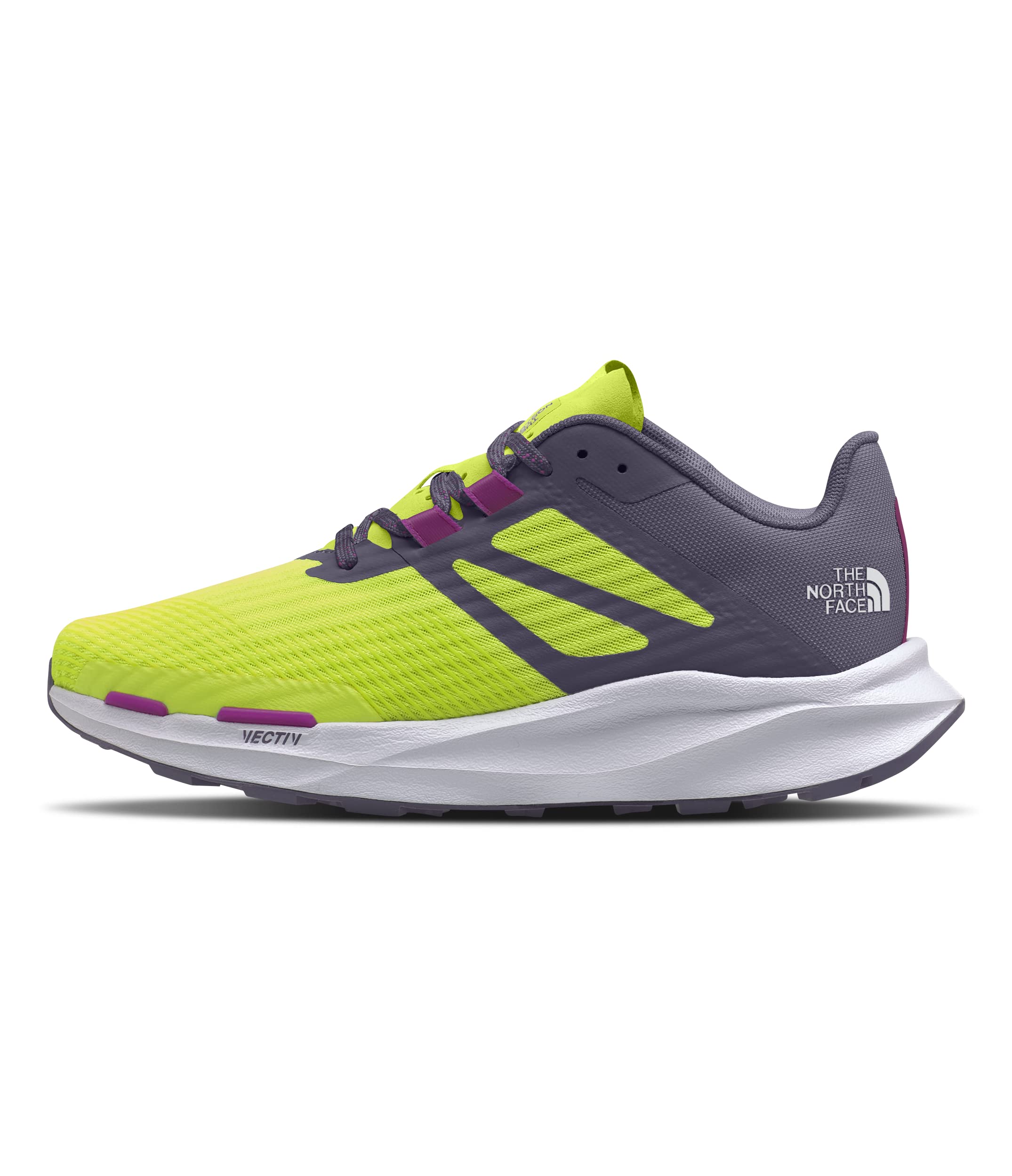 THE NORTH FACE Men's Vectiv Eminus Sneaker, LED Yellow Lunar Slate, 4.5 UK