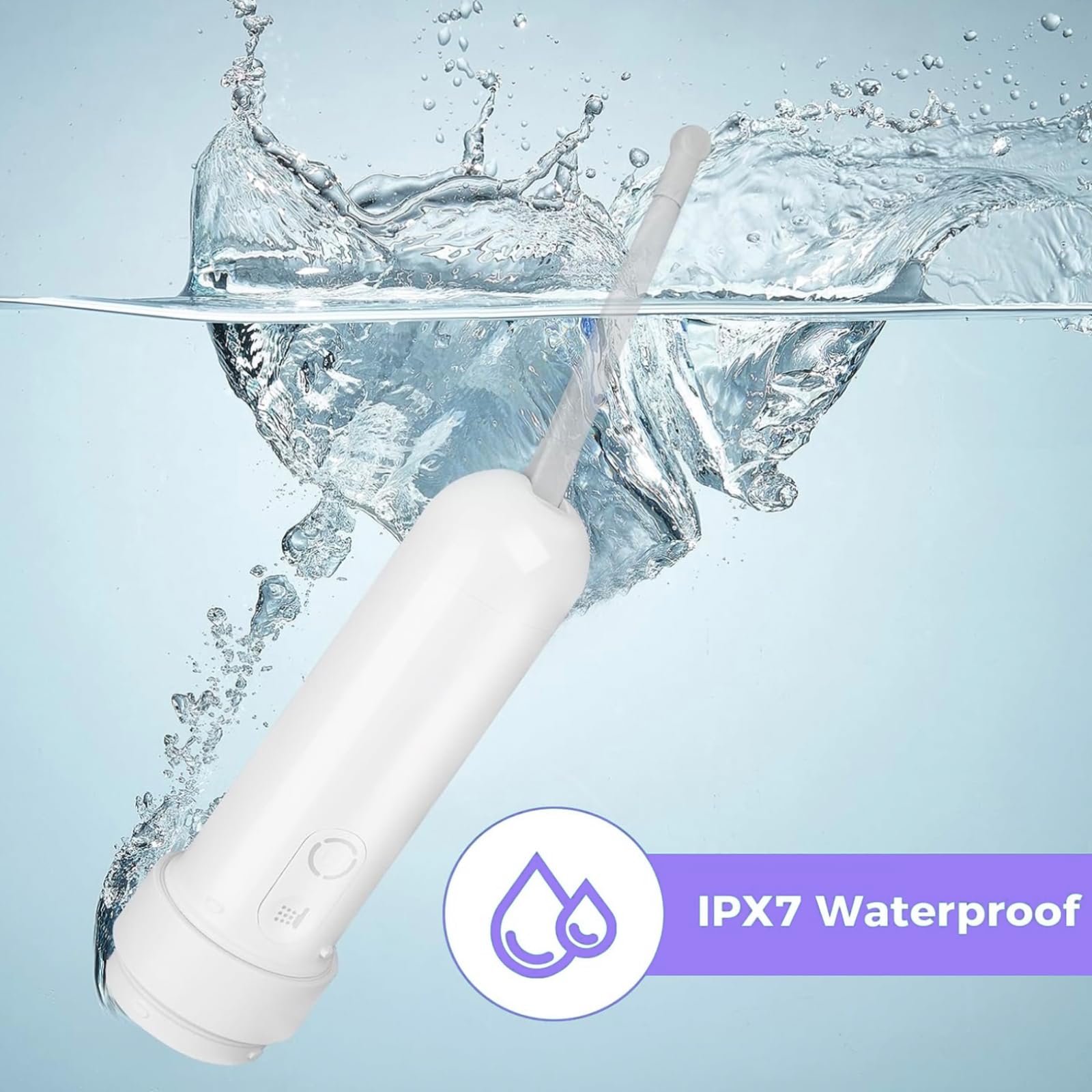 Bidet portatile per viaggi e servizi igienici 320 ml Bidet portatile ricaricabile con batteria da 800 mAh IPX7 impermeabile igiene personale pulizia post-partum cura per donne bambino anziano