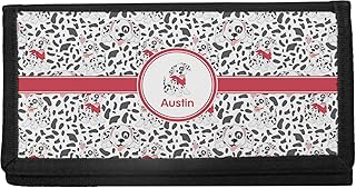 Dalmation Canvas Checkbook Cover (Personalized)