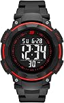 Skechers Men's Ruhland Digital Chronograph Watch, Color: Black/Blue (Model: SR1117)