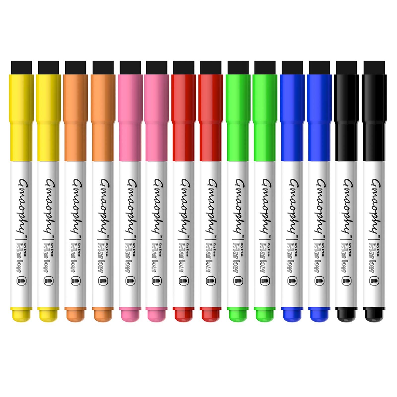 Dry Erase Markers 14 Pcs 7 Color Whiteboard Markers with