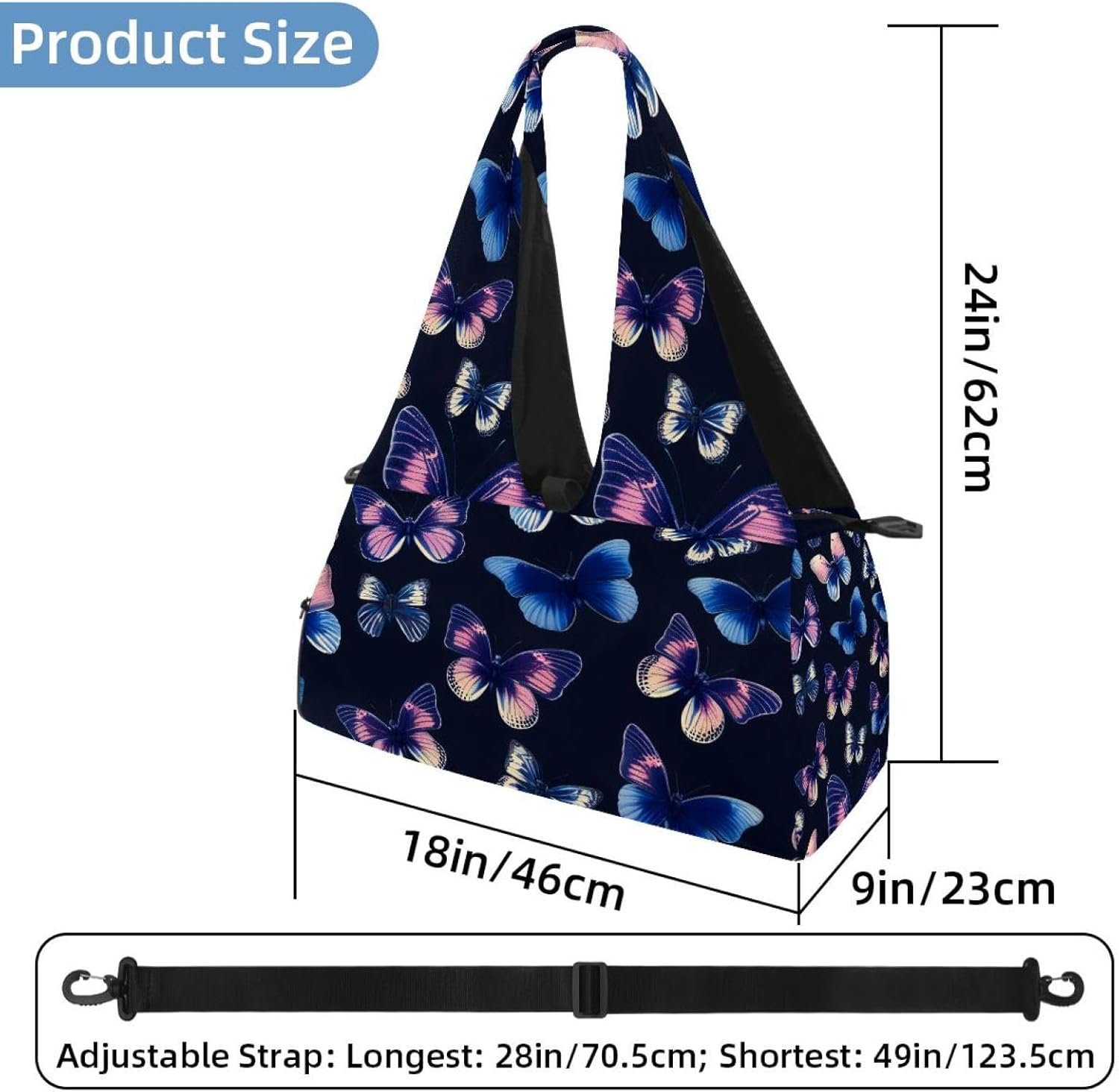 Yoga Mat Bag, Gym Workout Bag with Shoe Compartment, Bows Pilates Bag for Women, Quick Access Storage Yoga Tote Bag for Sports Travel Office