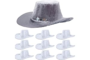 10 Pcs XL Cowboy Hat Covers for Travel