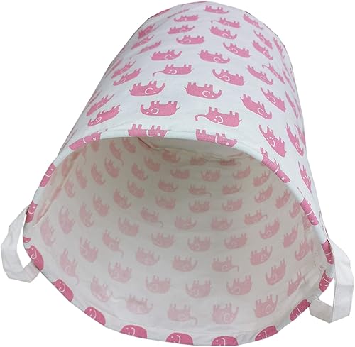 Miniatura 6 de LEELI Cesta de lavandería con asas plegable de lona, cesta de almacenamiento impermeable, organizador para el hogar, para guardería, ropa, juguetes,