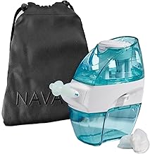Navage Travel Bundle Nasal Irrigation System with Nose Cleaner, 30 SaltPods, and Black Travel Bag