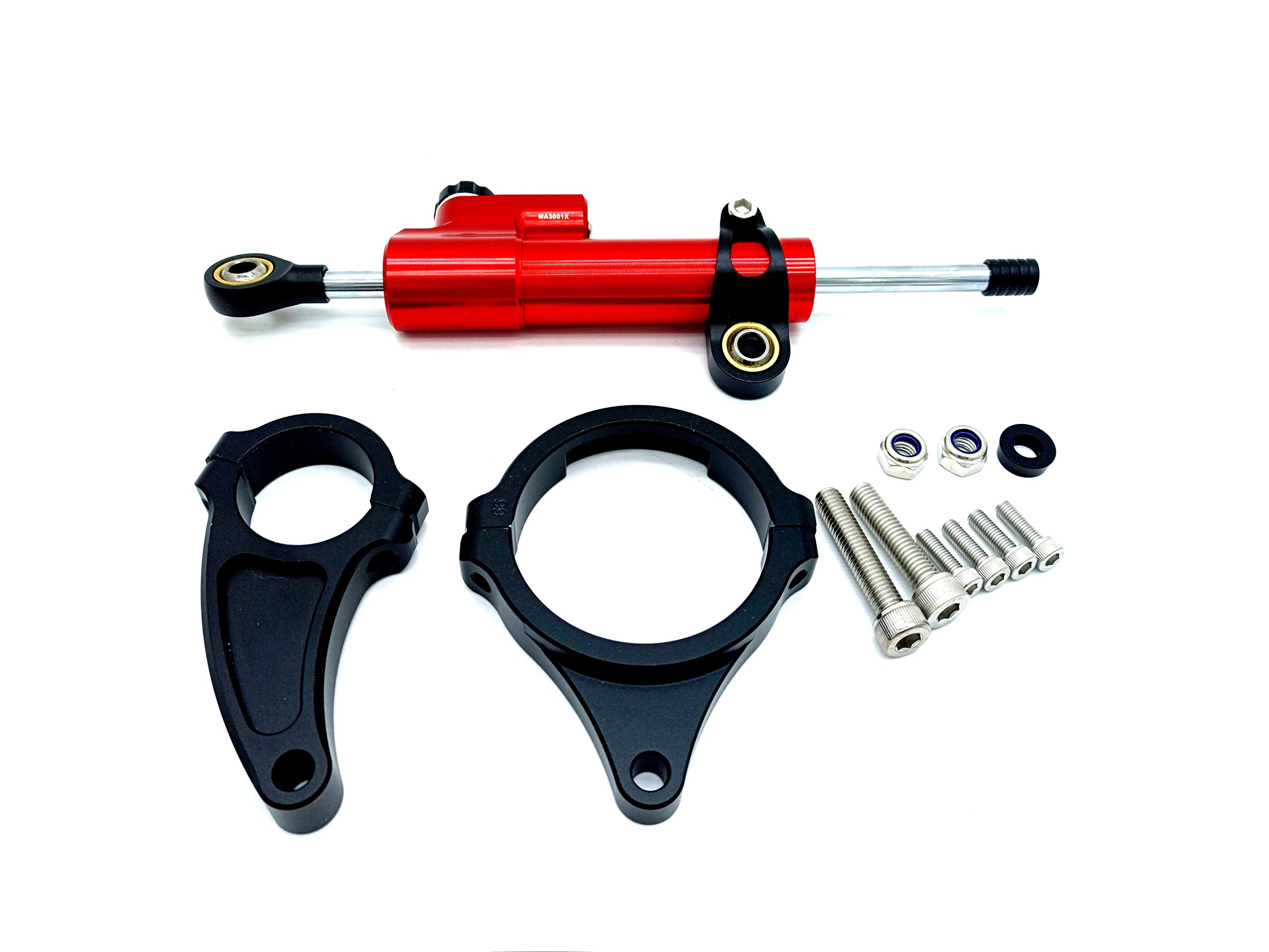Lenkungsdämpfer Für Kaabo Wolf Warrior & King GT | CNC Aluminium | 22-fach Verstellbar | Stabilisator-Set